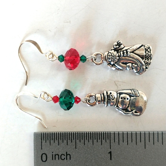 Swarovski Christmas earrings - Picture 3 of 3
